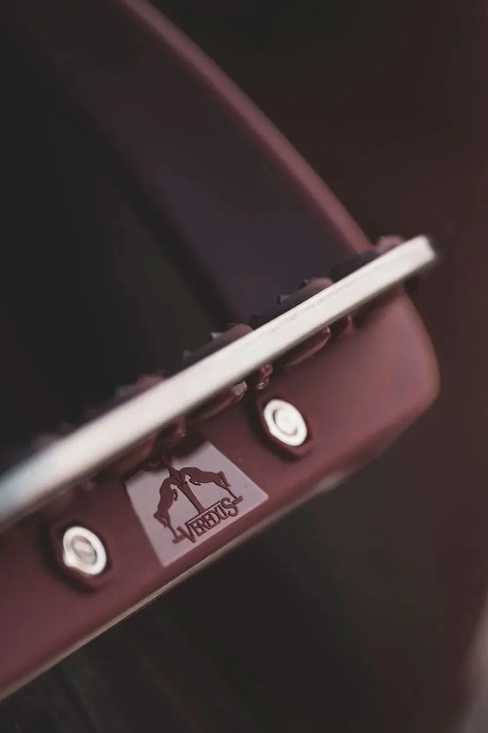 Veredus Veredus|Stigbyglar & Stigläder-Säkerhetsstigbygel Steel1 Vita Bordeaux/Silver