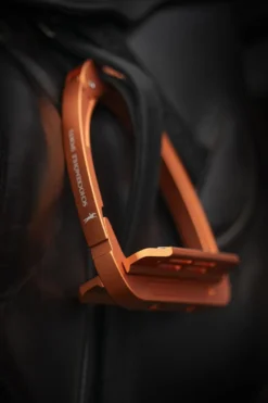 Schockemöhle Stigbyglar & Stigläder|Schockemöhle-Säkerhetsstigbyglar RevoGuard Orange