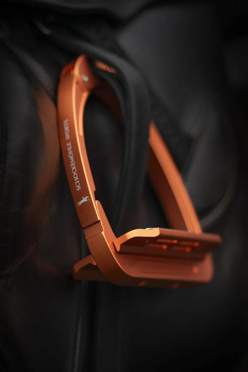 Schockemöhle Stigbyglar & Stigläder|Schockemöhle-Säkerhetsstigbyglar RevoGuard Orange