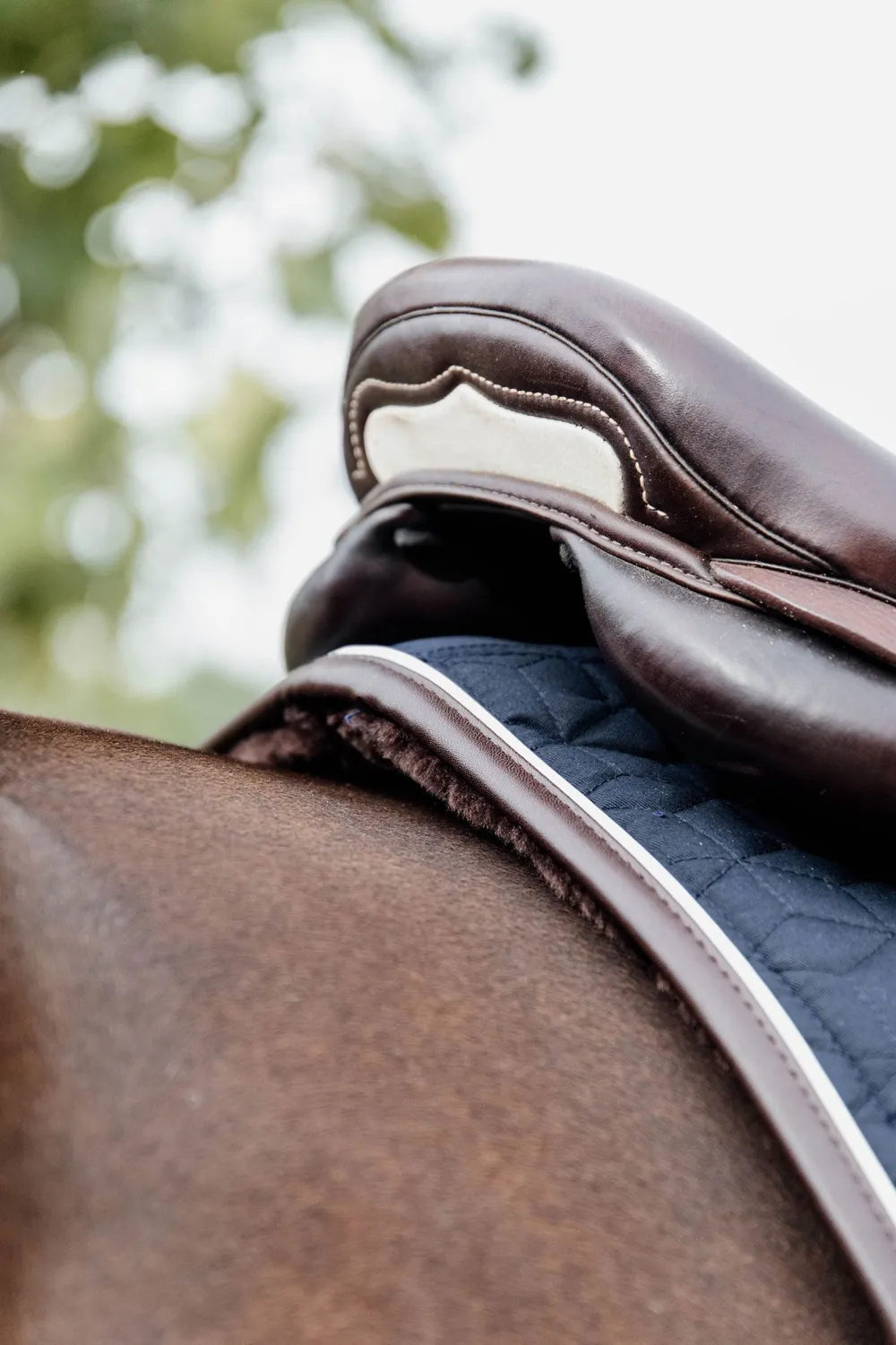 Kentucky Horsewear Schabrak & Huvor-Skin Friendly Schabrak Navy