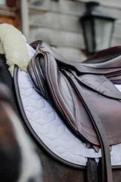 Kentucky Horsewear Kentucky Horsewear|Schabrak & Huvor-Skin Friendly Schabrak Vit