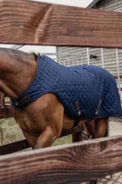 Kentucky Horsewear Hästtäcken & Flughuvor-Skrittmaskinstäcke 160g Navy