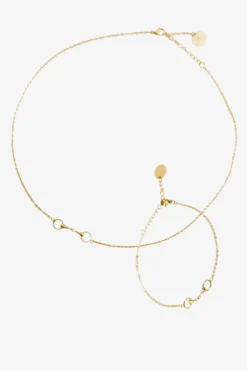 Odelberg Jewelry Odelberg Jewelry|Örhängen & Armband-Smyckespaket Kedja Guld