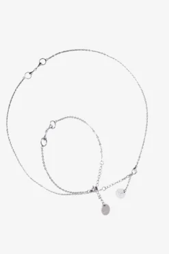 Odelberg Jewelry Odelberg Jewelry|Örhängen & Armband-Smyckespaket Kedja Silver