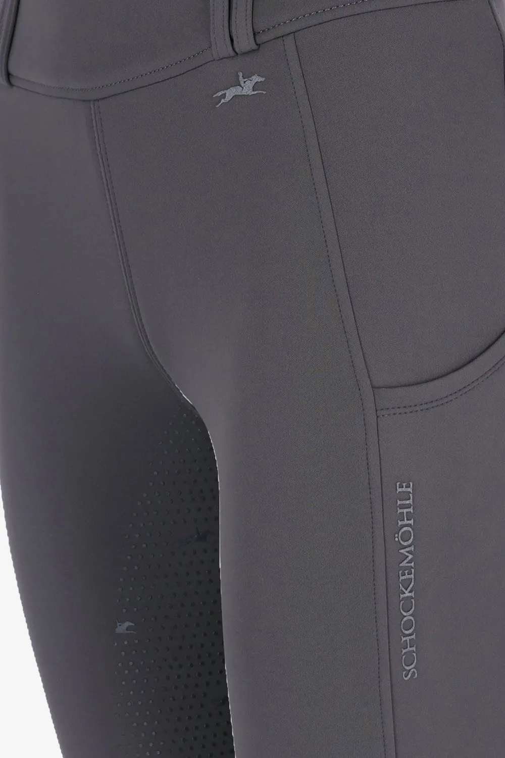 Schockemöhle Schockemöhle|Ridbyxor & Tights-SPDorina Vintertights Full Grip Dusty Chocolate