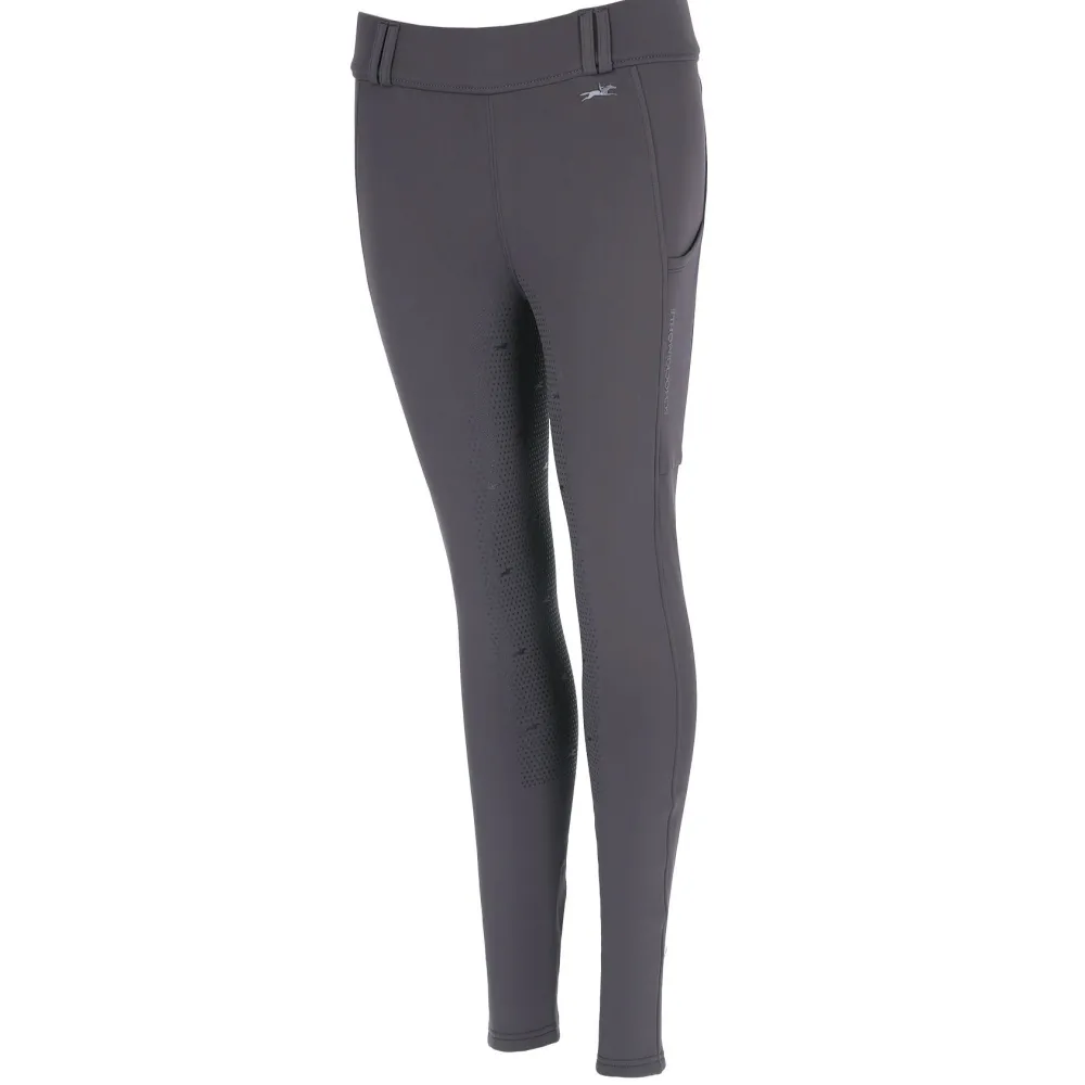 Schockemöhle Schockemöhle|Ridbyxor & Tights-SPDorina Vintertights Full Grip Dusty Chocolate