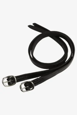Källquist Equestrian Ridsporrar & Ridspön|Källquist Equestrian-Sporremmar Dubbelsydd Läder Svart