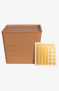 Grooming Deluxe Grooming Deluxe|Utfodring & Hinkar-Stallpaket Foderlådor M Lock 3-Pack Beige 7L