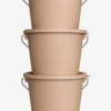 Grooming Deluxe Grooming Deluxe|Utfodring & Hinkar-Stallpaket Hink M Lock 3-Pack Beige 5L