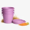 Grooming Deluxe Grooming Deluxe|Utfodring & Hinkar-Stallpaket Hink M Lock 3-Pack Old Rose 5L
