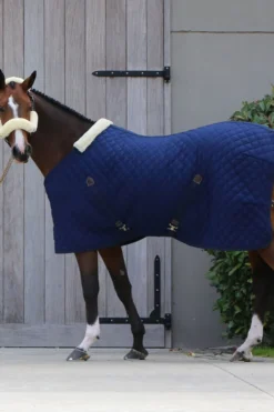 Kentucky Horsewear Hästtäcken & Flughuvor-Stalltäcke 200g Navy