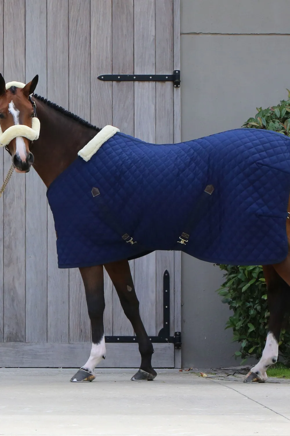 Kentucky Horsewear Hästtäcken & Flughuvor-Stalltäcke 200g Navy