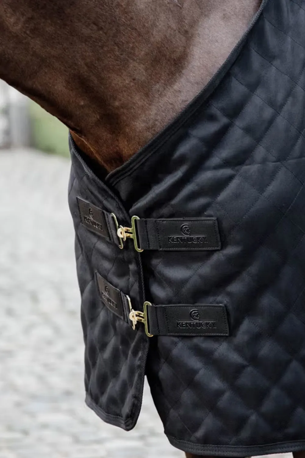 Kentucky Horsewear Kentucky Horsewear-Stalltäcke 0g Svart/Svart