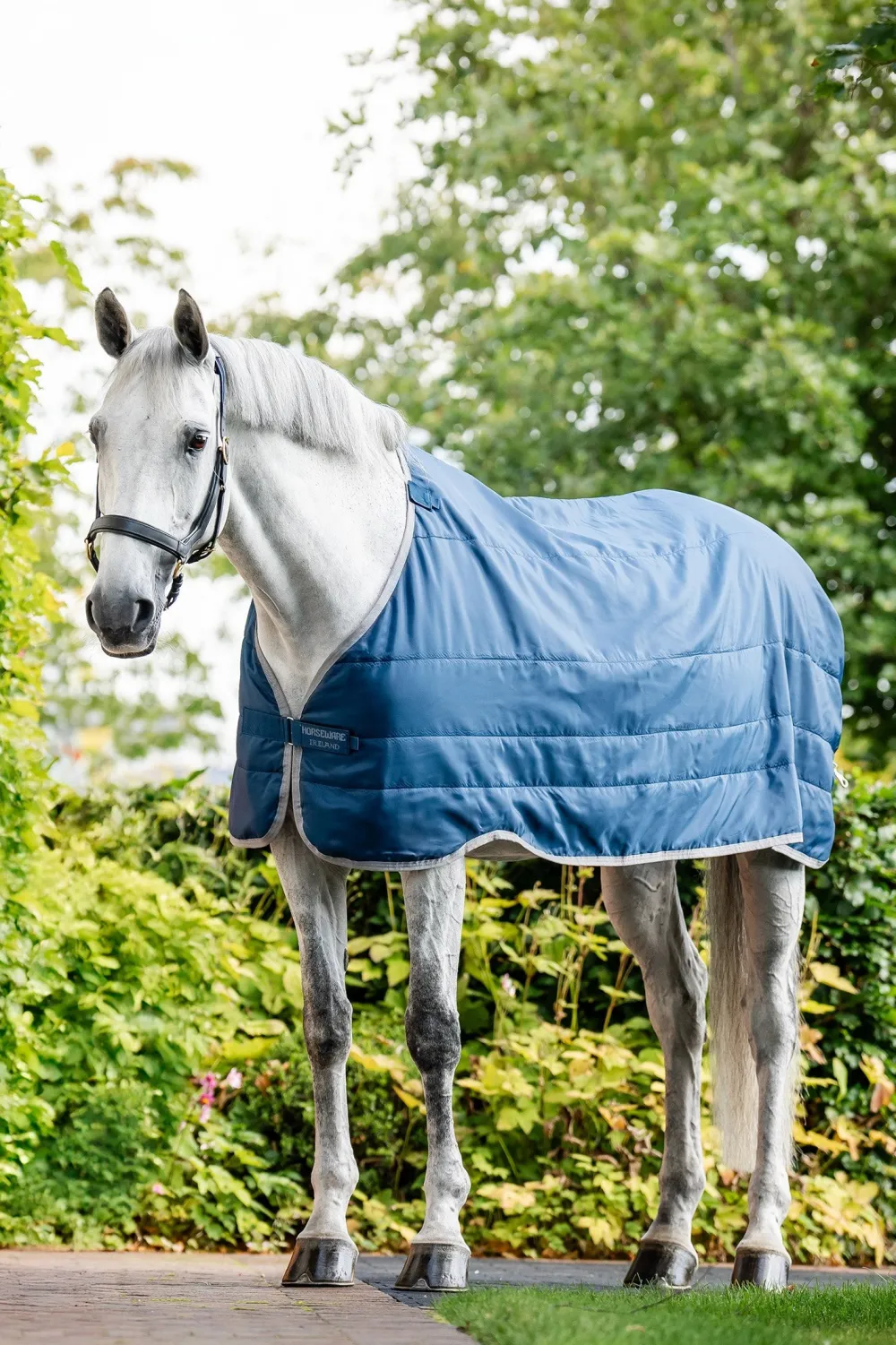 Horseware Hästtäcken & Flughuvor|Horseware-Stalltäcke Ionic 50g Navy