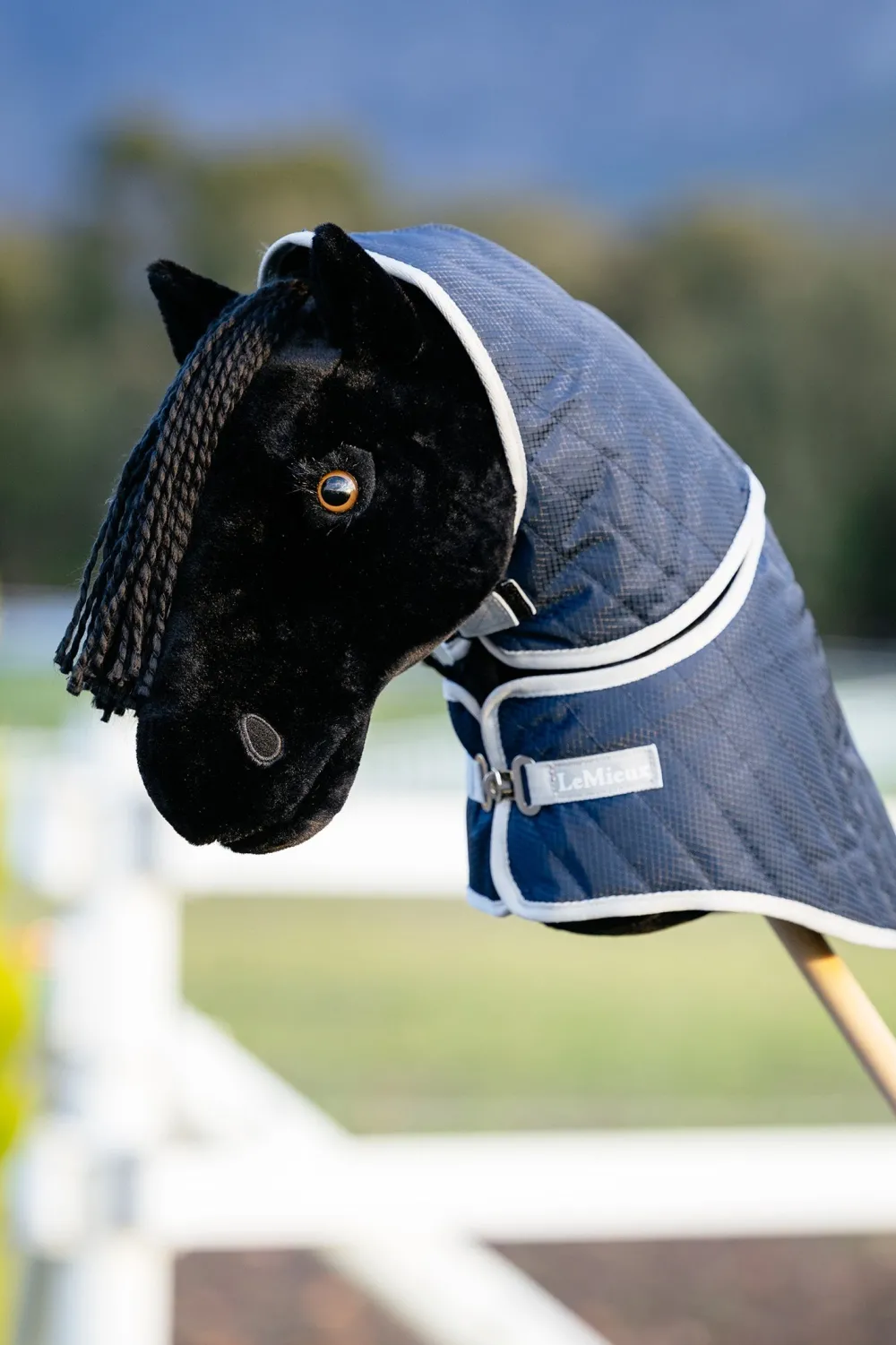 Barn LeMieux Käpphästar|Lemieux-Stalltäcke Käpphäst Navy