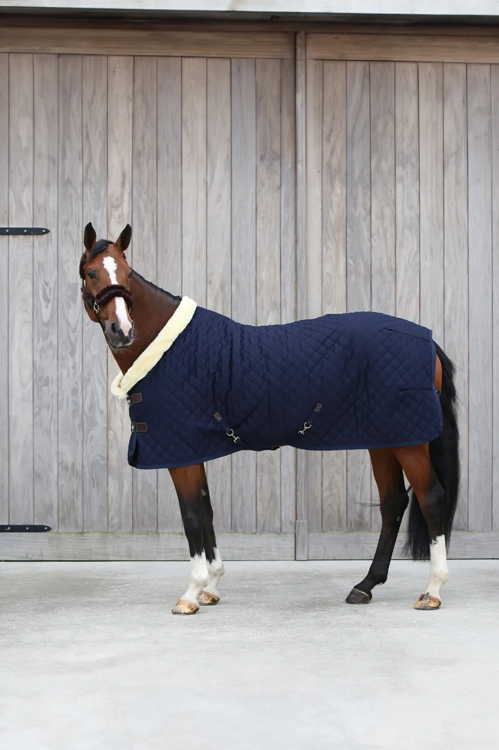 Kentucky Horsewear Hästtäcken & Flughuvor-Stalltäcke Show Rug 160g Navy
