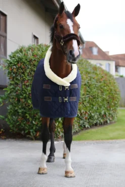 Kentucky Horsewear Hästtäcken & Flughuvor-Stalltäcke Show Rug 160g Navy