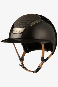 Kask Kask|Ridhjälmar-Star Lady Pure Shine Leather Chinstrap Brun Espresso Brown