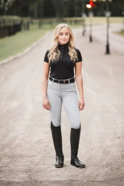 Horselife Ridbyxor & Tights-Stella Micro X Ridbyxor Ljusgrå