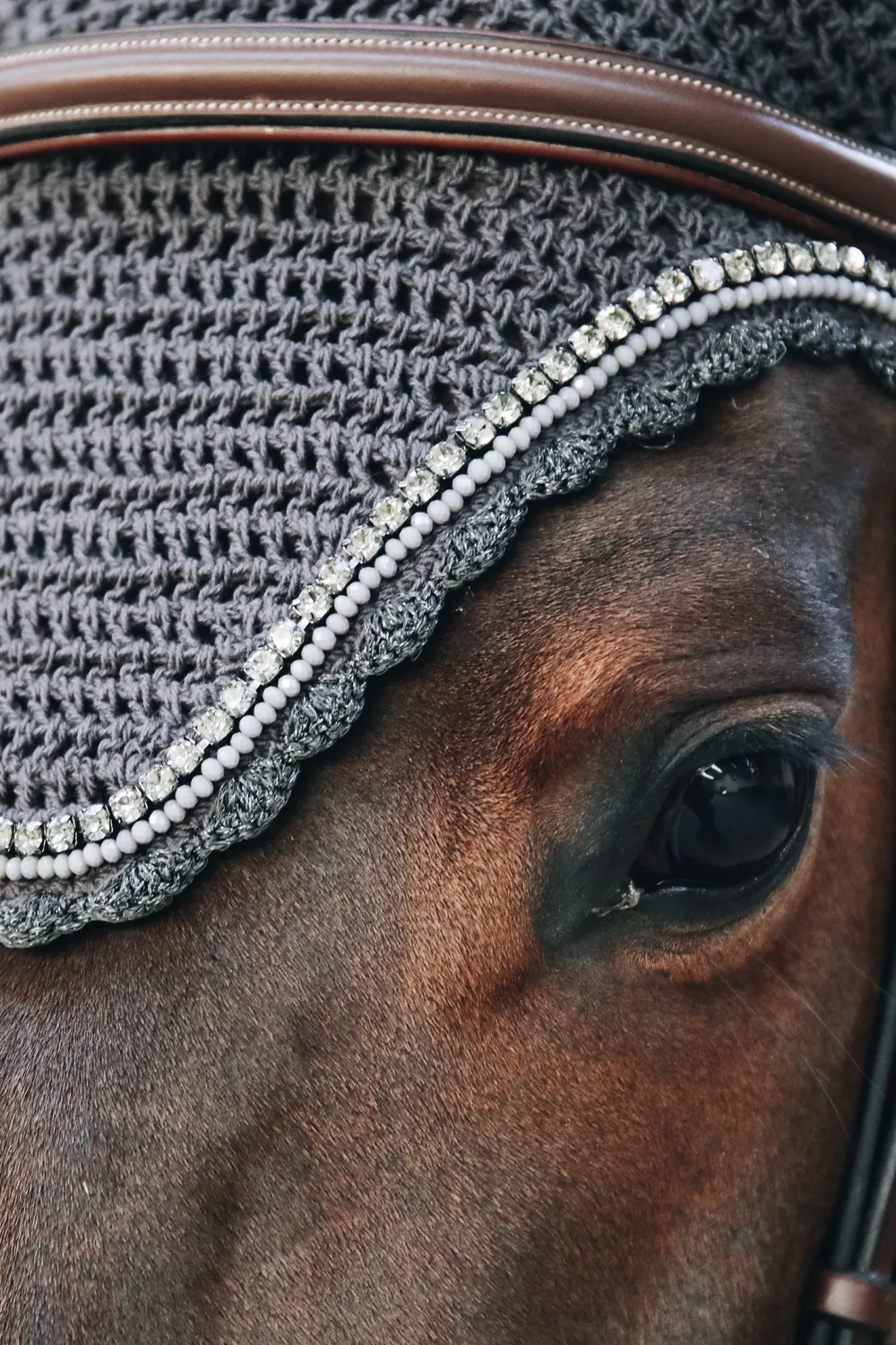 Kentucky Horsewear Kentucky Horsewear|Schabrak & Huvor-Stone & Pearl Lång Huva Grå