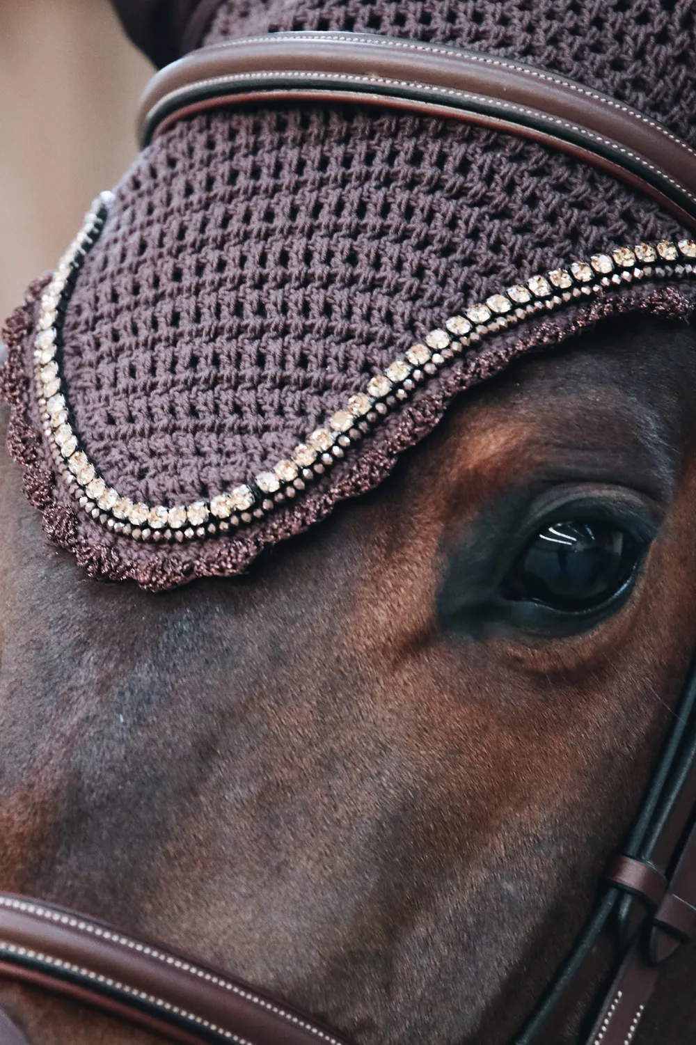 Kentucky Horsewear Kentucky Horsewear|Schabrak & Huvor-Stone & Pearl Lång Isolerad Huva Brun