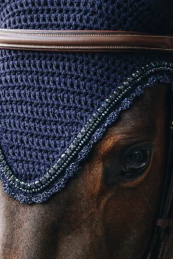 Kentucky Horsewear Kentucky Horsewear|Schabrak & Huvor-Stone & Pearl Long Huva Navy