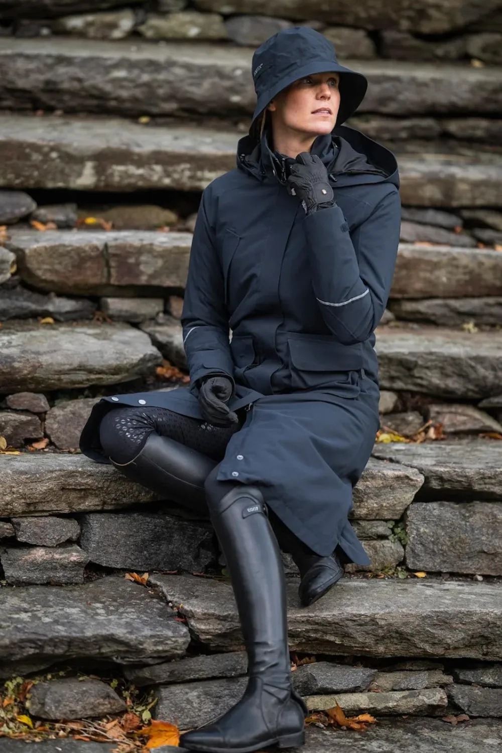 Stierna Equestrian Stierna|Kepsar & Skärp-Storm Regnhatt Navy