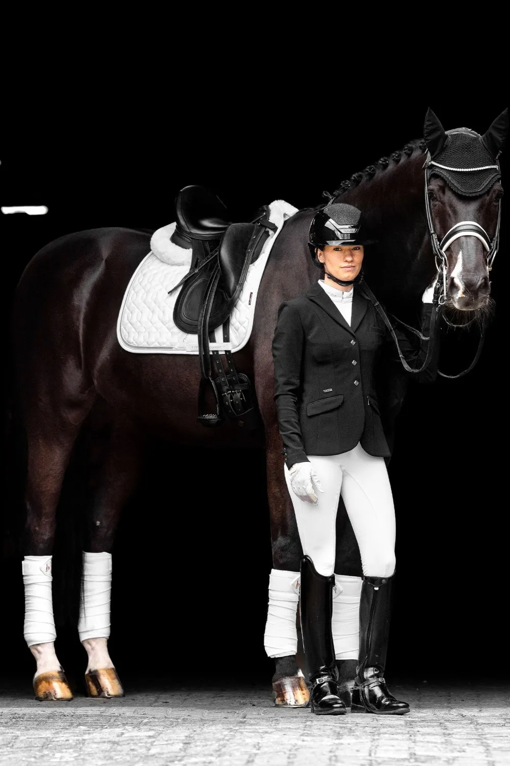 LeMieux Schabrak & Huvor|Lemieux-Suede Crysta Dressyrschabrak
