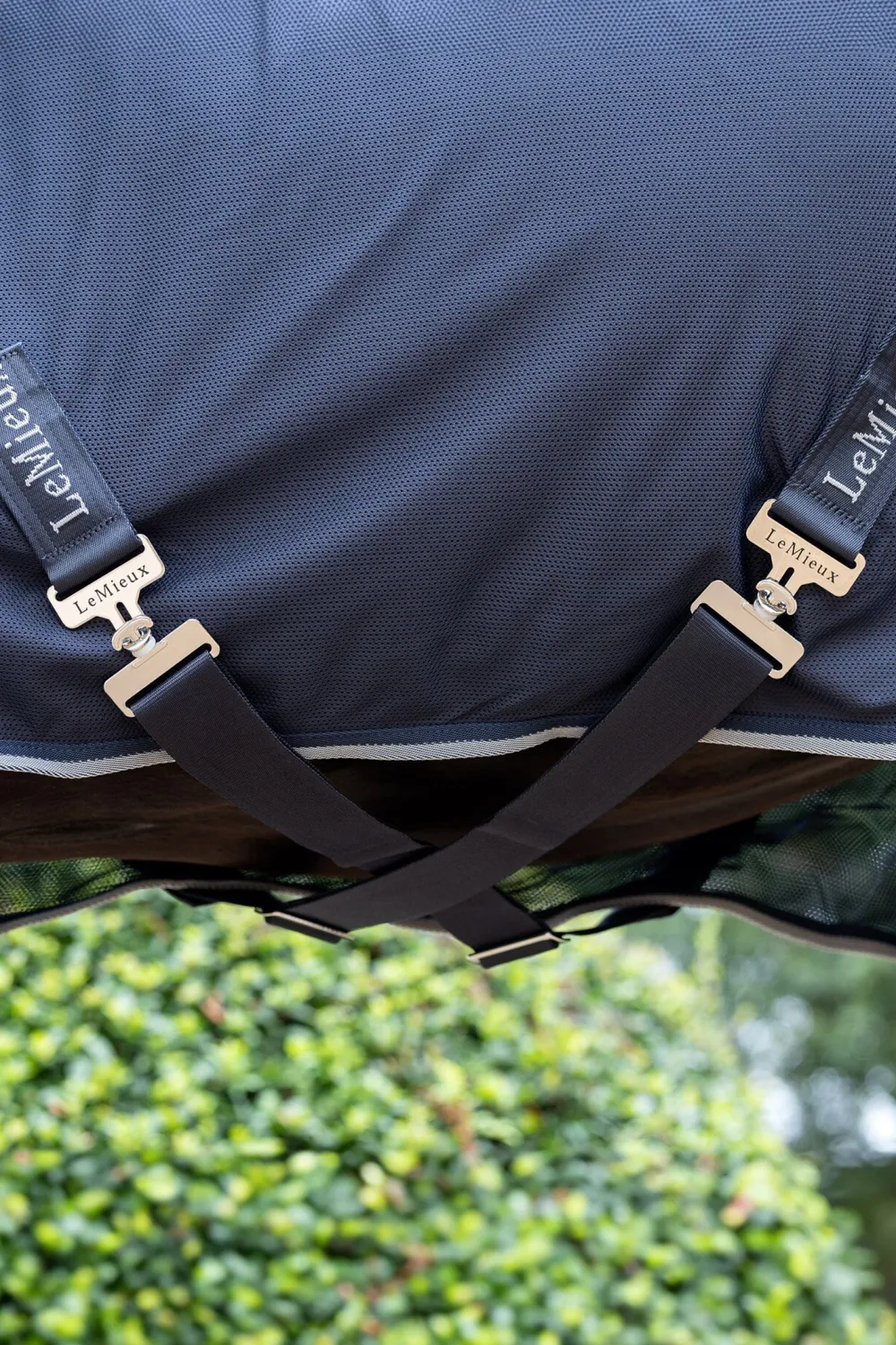 LeMieux Hästtäcken & Flughuvor|Lemieux-Svettäcke Hybrid Kudos Navy