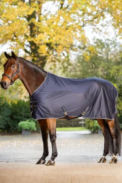 LeMieux Hästtäcken & Flughuvor|Lemieux-Svettäcke Hybrid Kudos Navy
