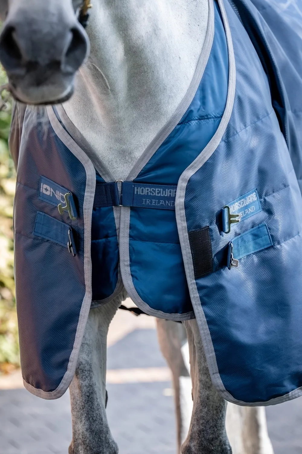 Horseware Hästtäcken & Flughuvor|Horseware-Täckesliner Ionic 200g Imperial Blue/Silver