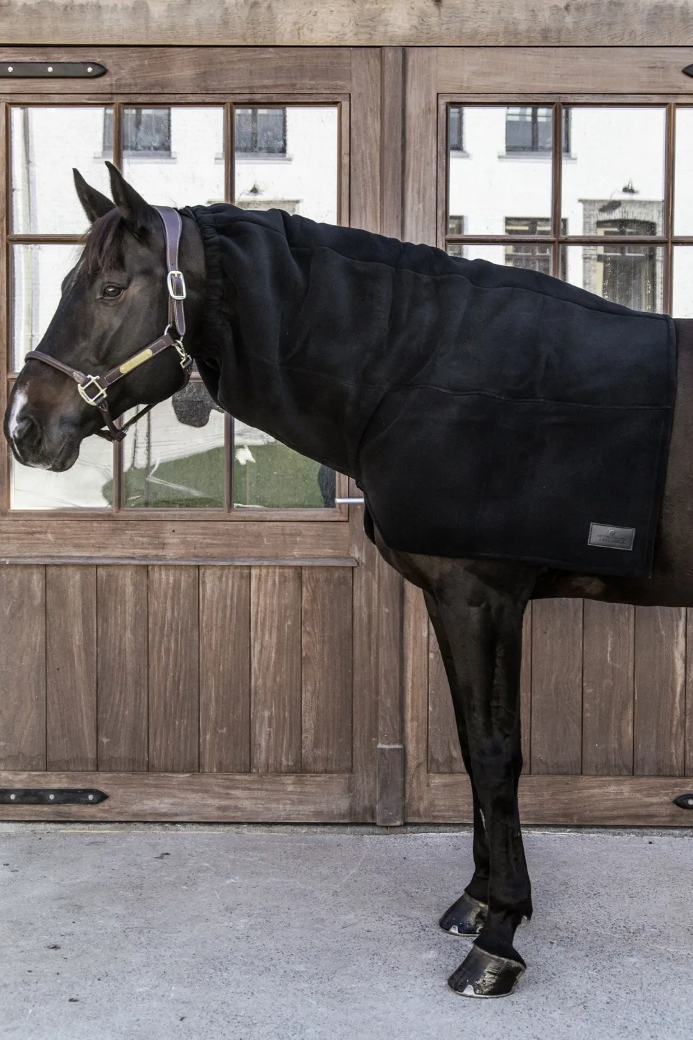 Kentucky Horsewear Hästtäcken & Flughuvor|Kentucky Horsewear-Tjock Fleecehals Svart