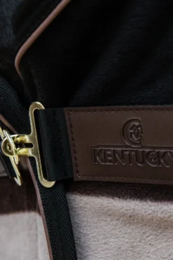 Kentucky Horsewear Hästtäcken & Flughuvor|Kentucky Horsewear-Tjockt Fleecetäcke Brun/Beige