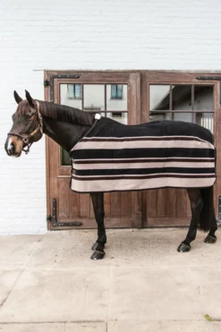 Kentucky Horsewear Hästtäcken & Flughuvor|Kentucky Horsewear-Tjockt Fleecetäcke Brun/Beige
