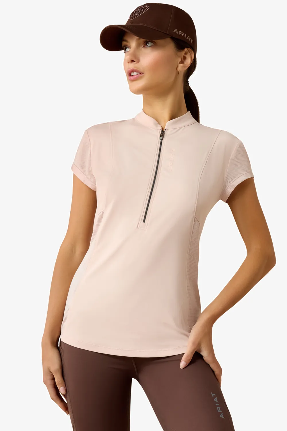Ariat Ariat|Tröjor & Toppar-Topp Breathe 1/2 Zip epia Roe