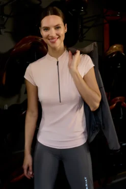 Ariat Ariat|Tröjor & Toppar-Topp Breathe 1/2 Zip epia Roe