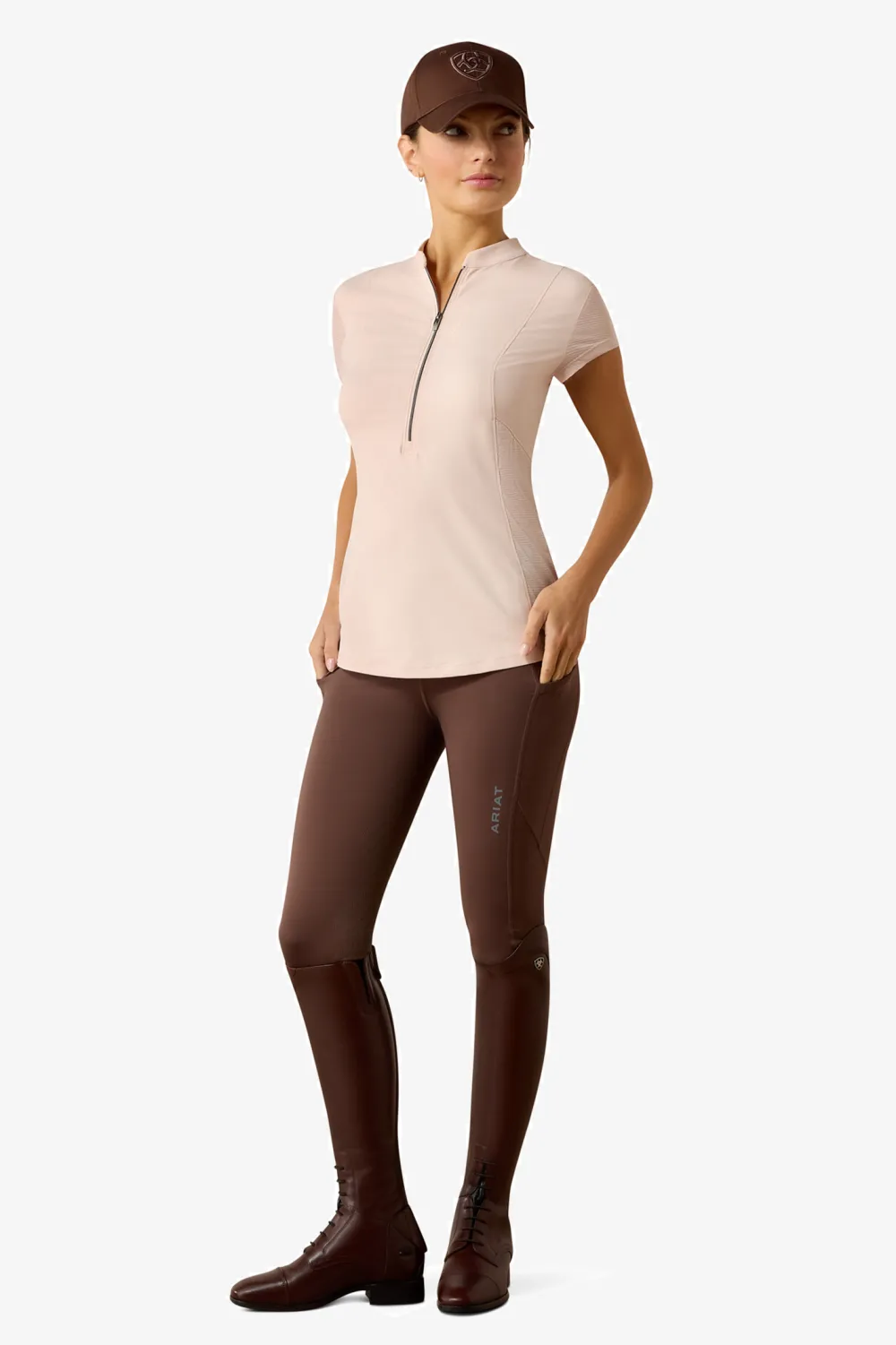 Ariat Ariat|Tröjor & Toppar-Topp Breathe 1/2 Zip epia Roe