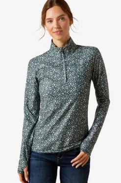 Ariat Ariat|Tröjor & Toppar-Tröja owe 3.0 Grön Print