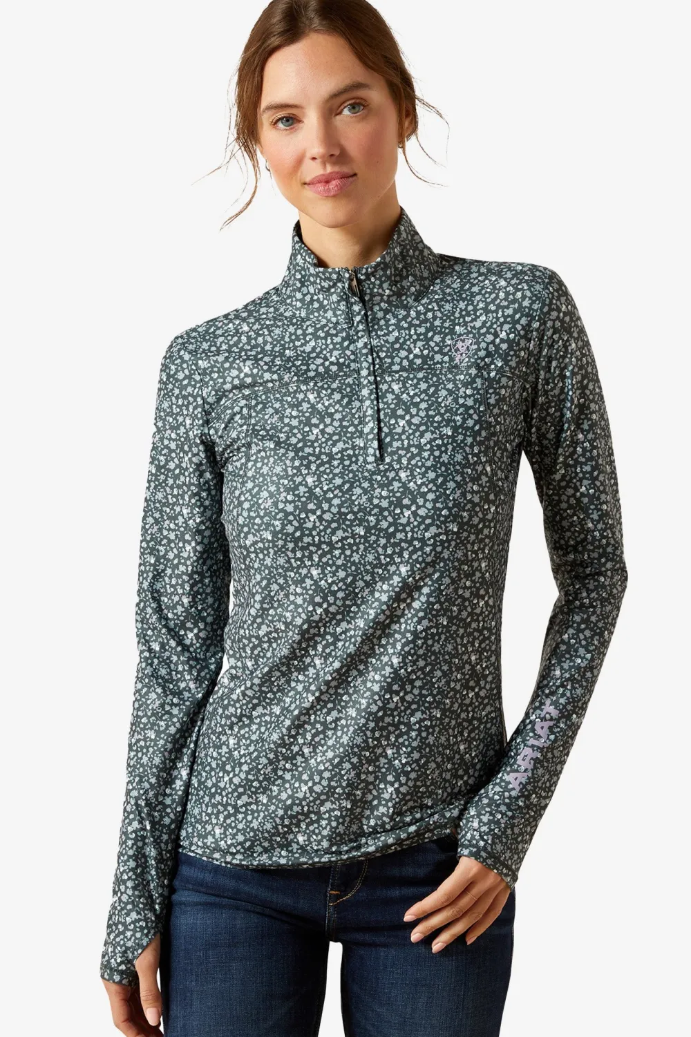 Ariat Ariat|Tröjor & Toppar-Tröja owe 3.0 Grön Print