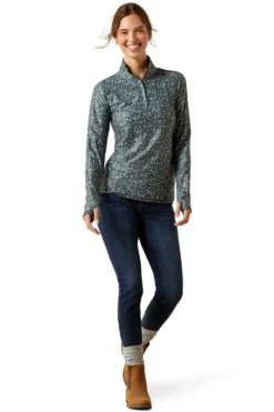 Ariat Ariat|Tröjor & Toppar-Tröja owe 3.0 Grön Print