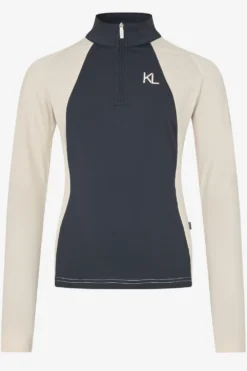 Barn Kingsland Kingsland|Tröjor & Toppar-Träningströja KLLinda Junior Navy