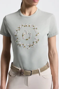 Cavalleria Toscana Cavalleria Toscana|Tröjor & Toppar-T-shirt Blomma Belgian Block