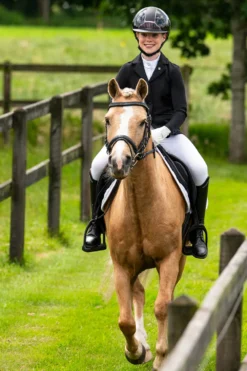 Barn QHP Qhp|Kavajer & Skjortor-Tävlingskavaj Izebel Junior Svart