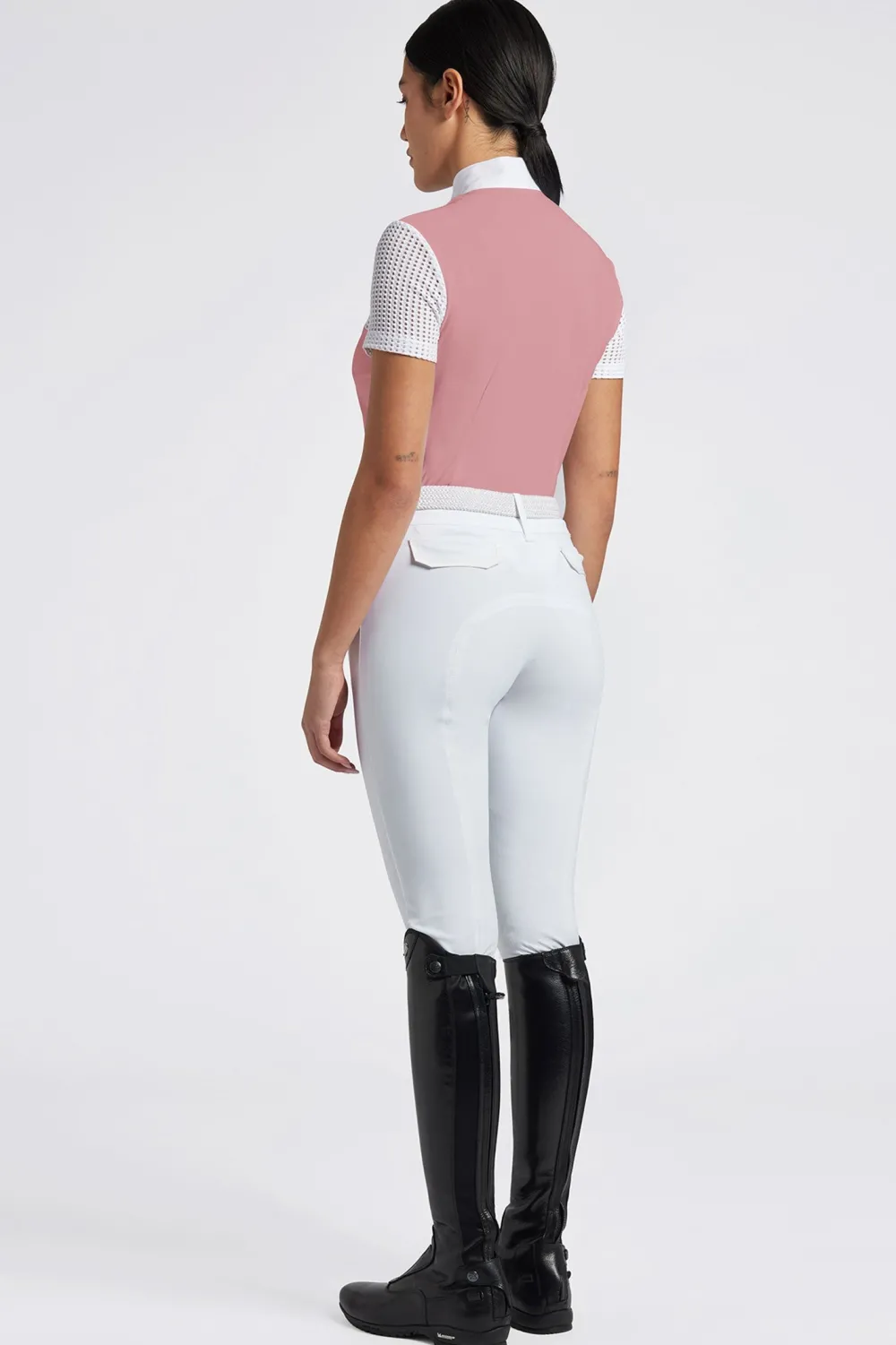 Cavalleria Toscana Cavalleria Toscana-Tävlingsskjorta S/S Zip