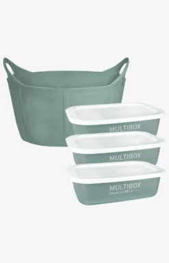 Waldhausen Utfodring & Hinkar-Ufodringspaket Foderhinkar Mistletoe Green