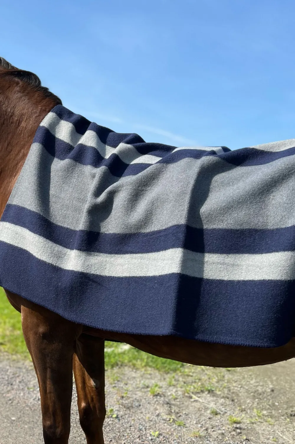Svensk Ridsport Hästtäcken & Flughuvor-Ullfilt 180x210
