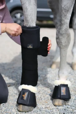 Kentucky Horsewear Benskydd & Benlindor-Ull Lindor Svart