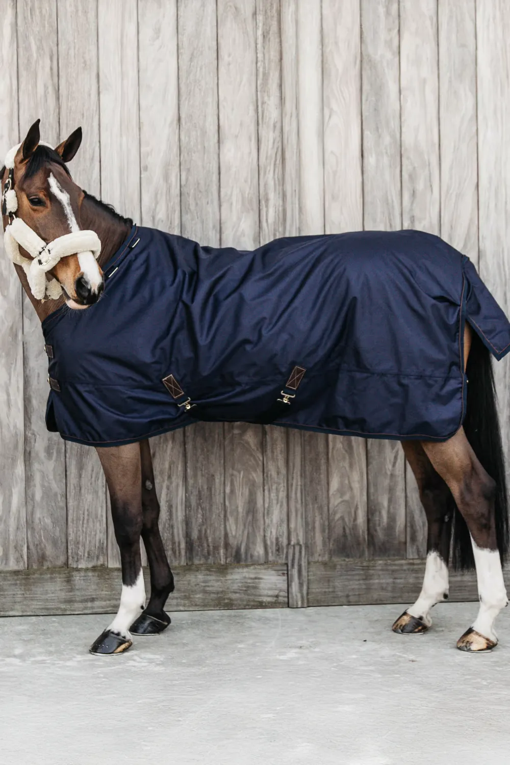 Kentucky Horsewear Hästtäcken & Flughuvor-Utetäcke Allväder Pro 300g Navy