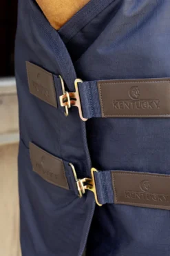 Kentucky Horsewear Hästtäcken & Flughuvor|Kentucky Horsewear-Utetäcke Allväder Vattentätt 150g 600D Navy