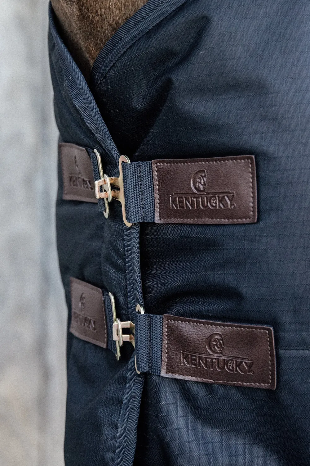 Kentucky Horsewear Hästtäcken & Flughuvor|Kentucky Horsewear-Utetäcke Allväder Vattentätt 50g 600D Navy